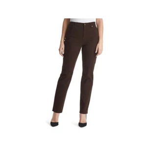 Pantalones de mezclilla para dama Gloria Vanderbilt marrón cacao talla 12 promedio nuevos - Imagen 1 de 3