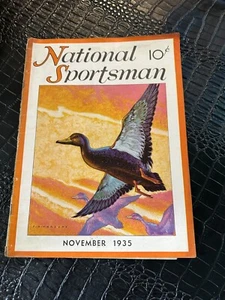 1935 November NATIONAL SPORTSMAN MAGAZINE hunting fishing magazine NICE - Imagen 1 de 1