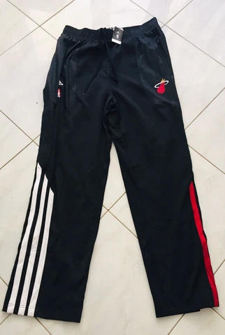 NWD NBA MIAMI HEAT WARM UP ADIDAS MENS PANTS SIZE: 4xl + 2  Locker Room O2762 Cover