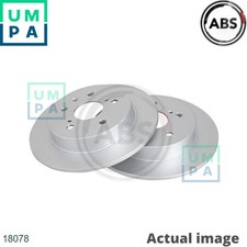2X BRAKE DISC FOR SUZUKI SX4/CLASSIC/MONOCAB NEO/BALENO M16A 1.6L M15A 1.5L 4cyl