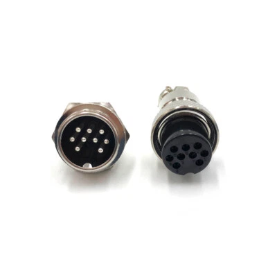 GX20 5A 9Pin Waterproof Avition Connector,150V Industrial Power Connector - Image 1 of 4