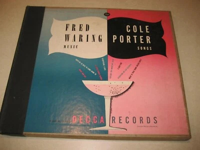 Decca Records Fred Waring Music Cole Porter Songs A-499 10" Vinyl Vintage 1946 - Image 1 of 4