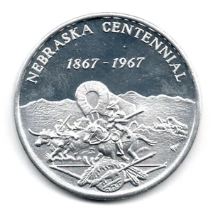 THE NEBRASKALAND CENTENNIAL SHOW 1867 - 1967 COLUMBUS, NEBRASKA, NE. • TC-665599 - Foto 1 di 2