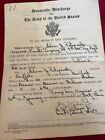 Wwii 1943 Army Honorable Discharge & Certificate Of Service Adam Patapinski C5-7
