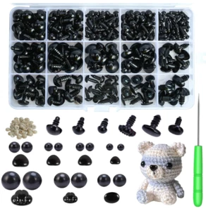 462 Pcs Safety Eyes and Noses Kit for crochet stuffed animals - Picture 1 of 4