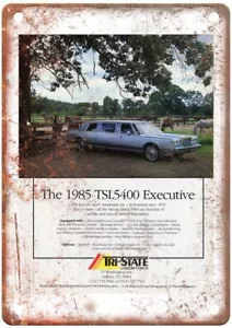 Vintage 1985 Tri-State Lincoln TSL5400 Auto Ad Retro Look Metal Sign A4520 - Picture 1 of 2