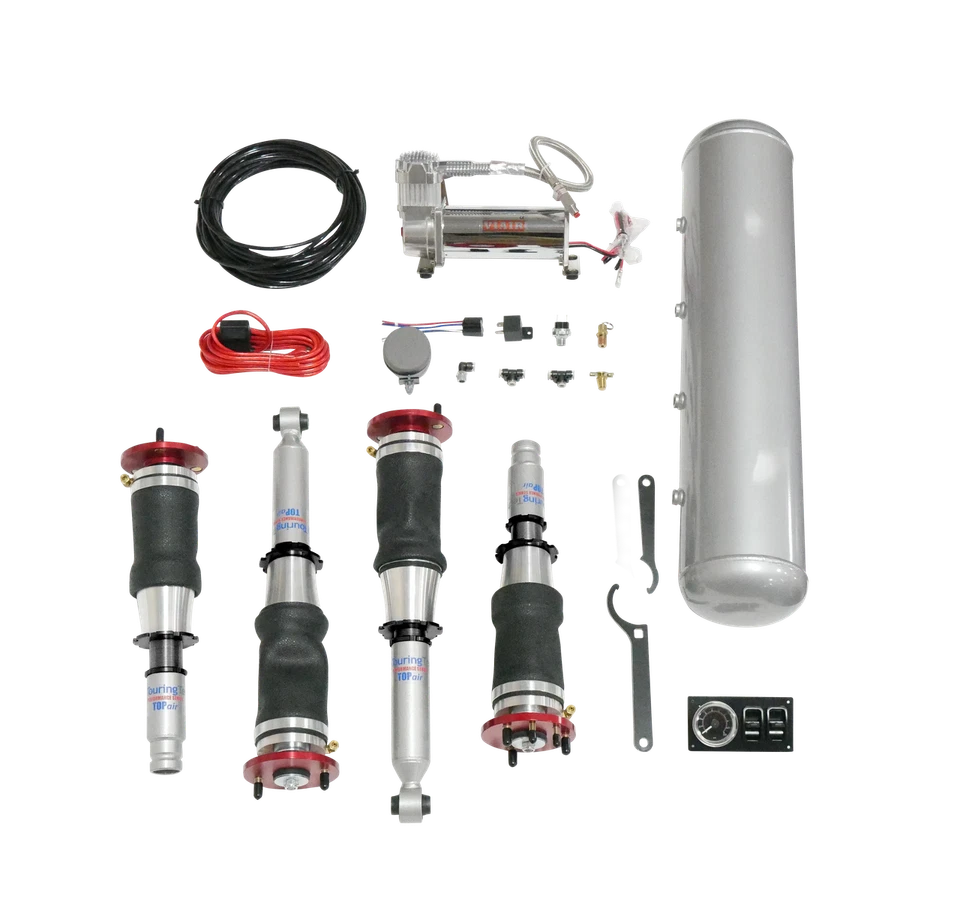 TOPair 气动支柱气囊悬架带 VITAL 管理适用于 1989 - 05 马自达 Miata — 第 1/4 张图片