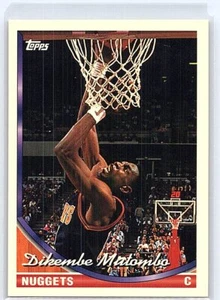 Dikembe Mutombo 1993-94 Topps #262 Basketball Card Denver Nuggets - Picture 1 of 2