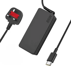 Cargador de computadora portátil Lenovo 65w USB-C genuino UPS con cable de alimentación - Imagen 1 de 1