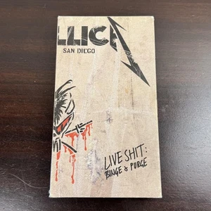 Vintage Metallica Live Shit Binge & Purge VHS 1993 San Diego Concert Tape Rare - Imagen 1 de 10