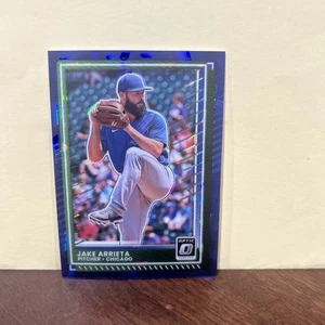 Jake Arrieta 2025 Donruss OPTIC BLUE CRACKED ICE PRIZM 5/15 - Picture 1 of 2