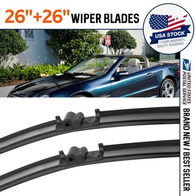 Limpiaparabrisas delantero 26"+26" apto para Mercedes-Benz SL500 SL55 AMG SL550 Foto 1 de 4