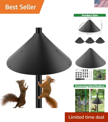 Durable 19 Inch Squirrel Proof Baffle - Easy Clean and Install for Outdoor Use - Image 1 of 4