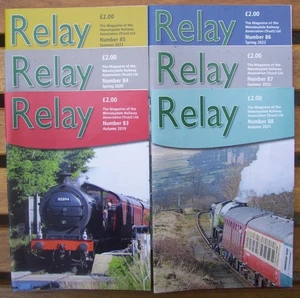 WENSLEYDALE RAILWAY MAGAZINE 'RELAY' Nos. 83 - 88 (Aut 2019 - Aut 2022) - Picture 1 of 1