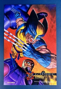 95’ FLEER ULTRA Wolverine ULTRAPRINTS 6 1/2" x 10" X-Men Marvel 1994 - Picture 1 of 2