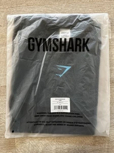 Gymshark Onyx 5.0 Seamless Tank - Black/Brand Blue  Gr. XS - Bild 1 von 2