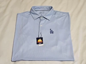 JOHNNIE-O X Los Angeles Dodgers NUEVA Camisa Polo/Golf Performance Talla Mediana - Imagen 1 de 17