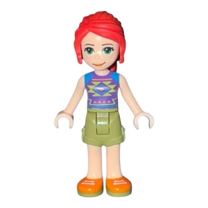 LEGO Friends Minifigura MIA Camisa Diamante Pelo Rojo frnd409 Del Set# 41444 - Imagen 1 de 2