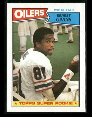 1987 Topps #310 Ernest Givins Houston Oilers - Image 1 of 2