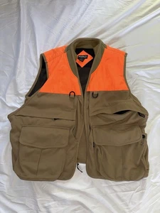 Guide Series Hunting Vest Orange Brown XL Upland Bird Game Shell Pouch Outdoor - Picture 1 of 7