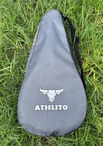 Bolsa de pádel y raqueta Athlito gris fortaleza - Imagen 1 de 3