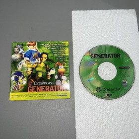 Generator Vol. 2 (Sega Dreamcast) Disc And Original Sleeve