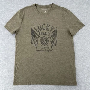 Lucky Brand Shirt Erwachsene Medium Militärgrün Kurzarm T-Shirt klassisch Herren - Bild 1 von 7