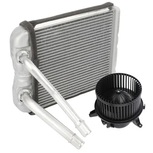 1 x Blower Motor Fan and 1 x Heater Core For Chevrolet Silverado 3500 HD Front - Picture 1 of 15