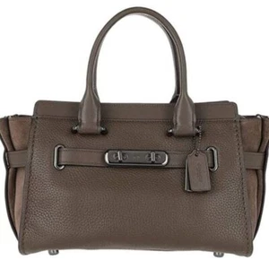 Coach 12117 Swagger 27 Pebble Leather Satchel in DKLIQ Fatigue - Bild 1 von 12