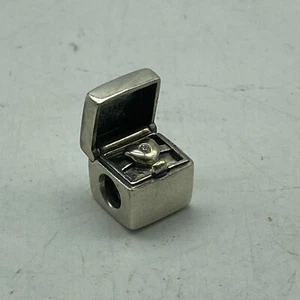 2014 Pandora Club Charm Diamond Hidden Heart LTD Ed Authentic 925 - Picture 1 of 8