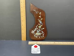 (MP-102) PALISSANDRO Vite da Fiori intarsiato Battipenna fatto a mano - Foto 1 di 15