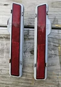 1990 1991 1992 Cadillac Deville Brougham Rear Bumper Red Lights Lt & Rt OEM - Picture 1 of 9