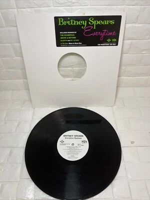 BRITNEY SPEARS EVERYTIME 12" PROMO VINYL REMIXE PLATTE IN DER ZONE SELTEN! - Bild 1 von 4