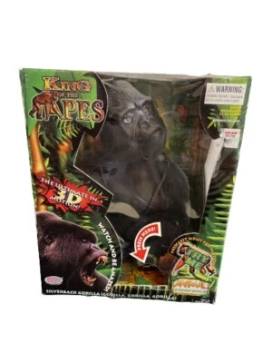 Wow Wee Inc • 11” Silverback Gorilla King Of The Apes Animal Tropic 1999 NEW VTG - Image 1 of 4