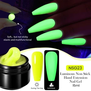 BORN PRETTY 15ml Glow-in-dark Non Stick Hand Extension Nail Shaping Nail Polish