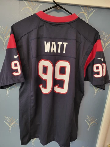 JJ Watt Nike Jersey Blue #99 Short Sleeve Houston Texans Youth Extra Large XL Cover