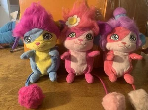 2015 Mini Popples Lot Of 3 Lulu Sunny Bubbles - Picture 1 of 6