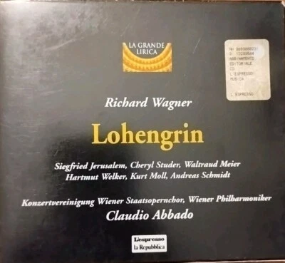 CD + Libretto La Grande Lirica Lohengrin Richard Wagner Siegfried Jerusalem - Immagine 1 di 2