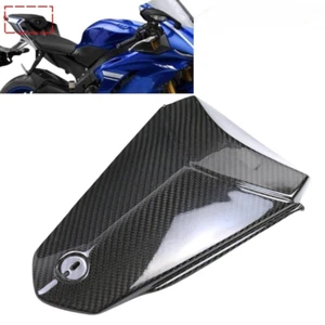 For Yamaha R6 2017-2020 Real Carbon Fiber Tail Solo Seat Pillion Cover Cowling - Foto 1 di 12