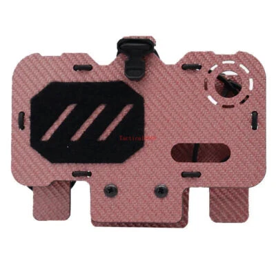 Tactical Molle Pecho Fibra de Carbono Plegable Teléfono Navegación Soporte Tablero de Montaje Foto 1 de 4