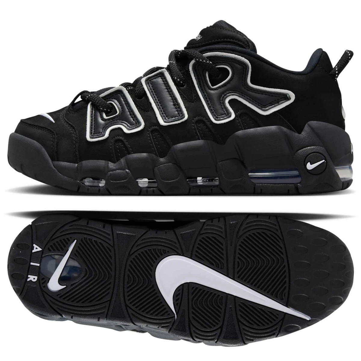 Nike AMBUSH x Air More Uptempo Low Black | eBay