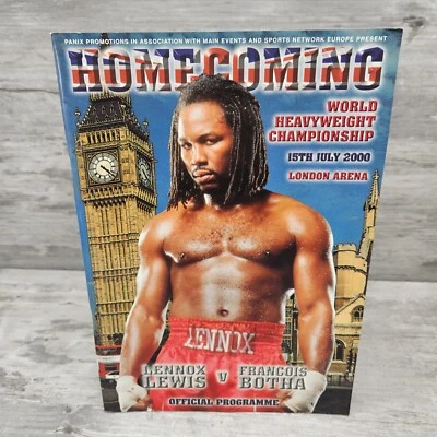 Lennox Lewis vs Francois Botha Boxing Program Onsite July 15 2000 - Image 1 of 4