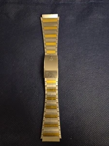 BRETLING Navitimer 3300 ACCIAIO/ORO Bracciale Vintage rar 20mm - Imagen 1 de 6