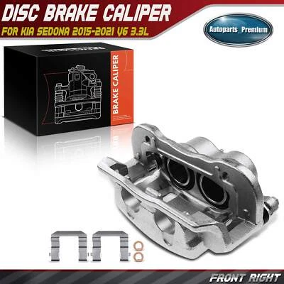 Pinza de freno de disco con soporte para Kia Sedona 2015-2021 V6 3,3 L delantera derecha derecha Foto 1 de 4