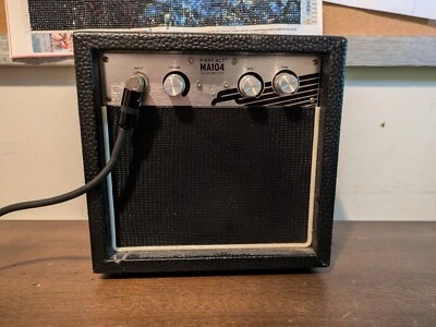 First Act Electric Guitar Amp Mini Portable Amplifier MA104 Good Condition - Image 1 of 4
