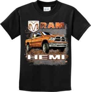 Kids Dodge T-shirt Ram Hemi Truck - Picture 1 of 25