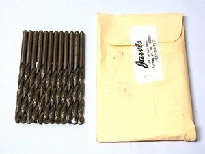 12 Piece Jarvis #27 Type J (1440") Drill Bits - HSCO Cobalt - American Made - Picture 1 of 2