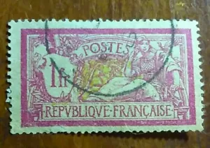 1900 Frankreich 1 Franken Briefmarke - Bild 1 von 2