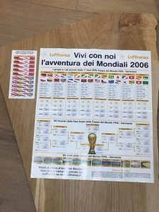 Rare 2006 FIFA World Cup Germany Calendar Lufthansa Advertising - Picture 1 of 9