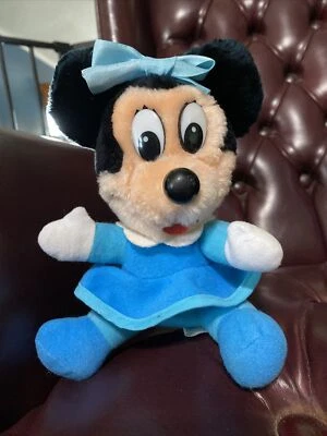 Vintage Walt Disney Mickeys Christmas Carol Minnie Mouse Stuffed Plush 8” - Image 1 of 4